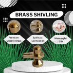 Sacred Brass Shivling: A Divine Showpiece for Home and Car Dashboard